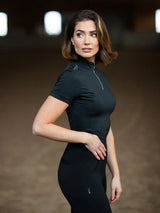 Maglia da allenamento donna UV Protection Black Edition Equestrian Stockholm