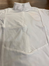 Polo donna manica lunga in tessuto tecnico felpato Equestro