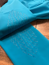 Pantalone donna con grip al ginocchio Syracuse scuba blue Vestrum