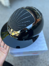 Kask Star Lady Pure Shine Graphite nero visiera polo