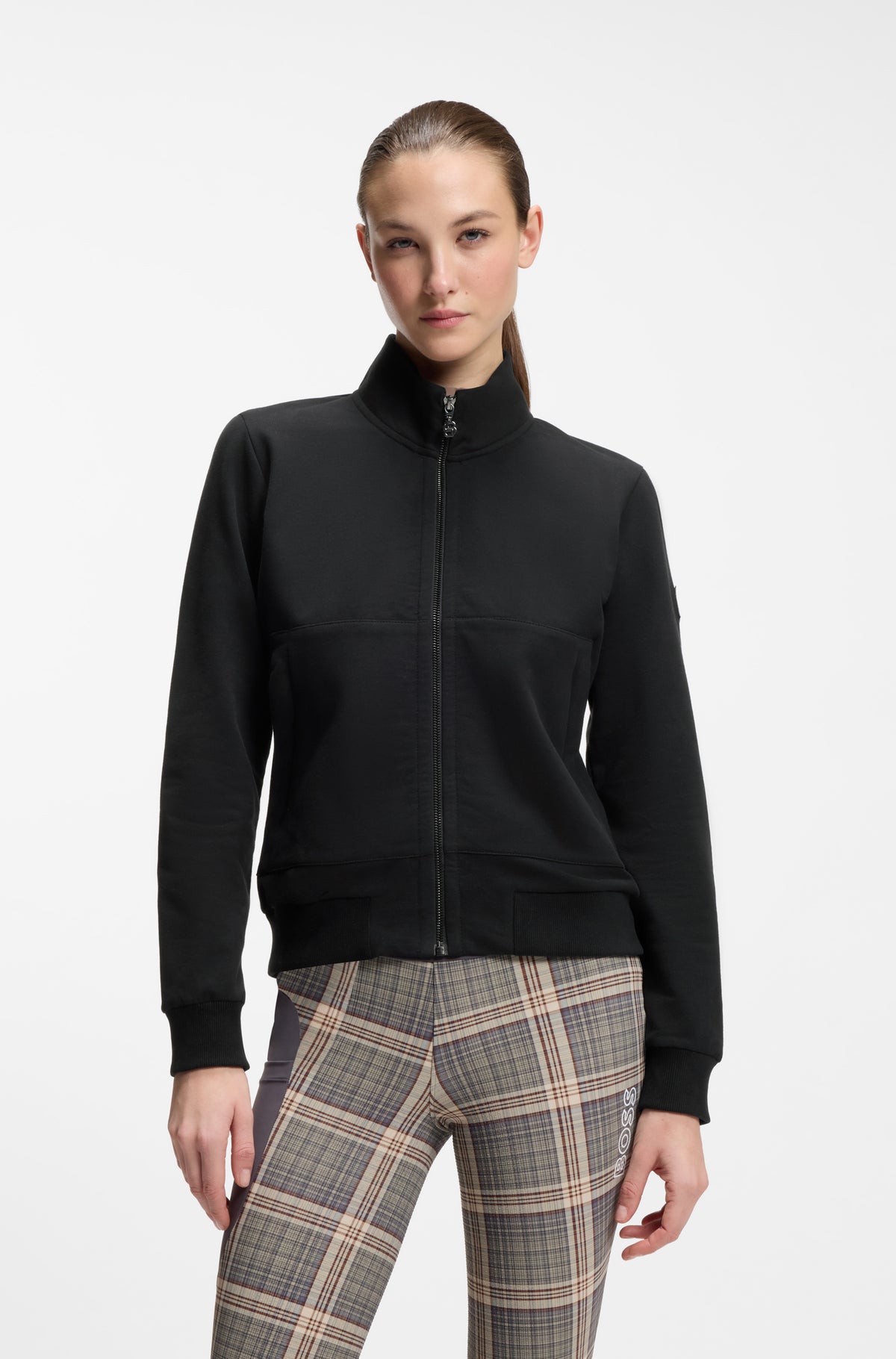 ALLY TRAINING SWEATER CARDIGAN BLACK Boss Equestrian