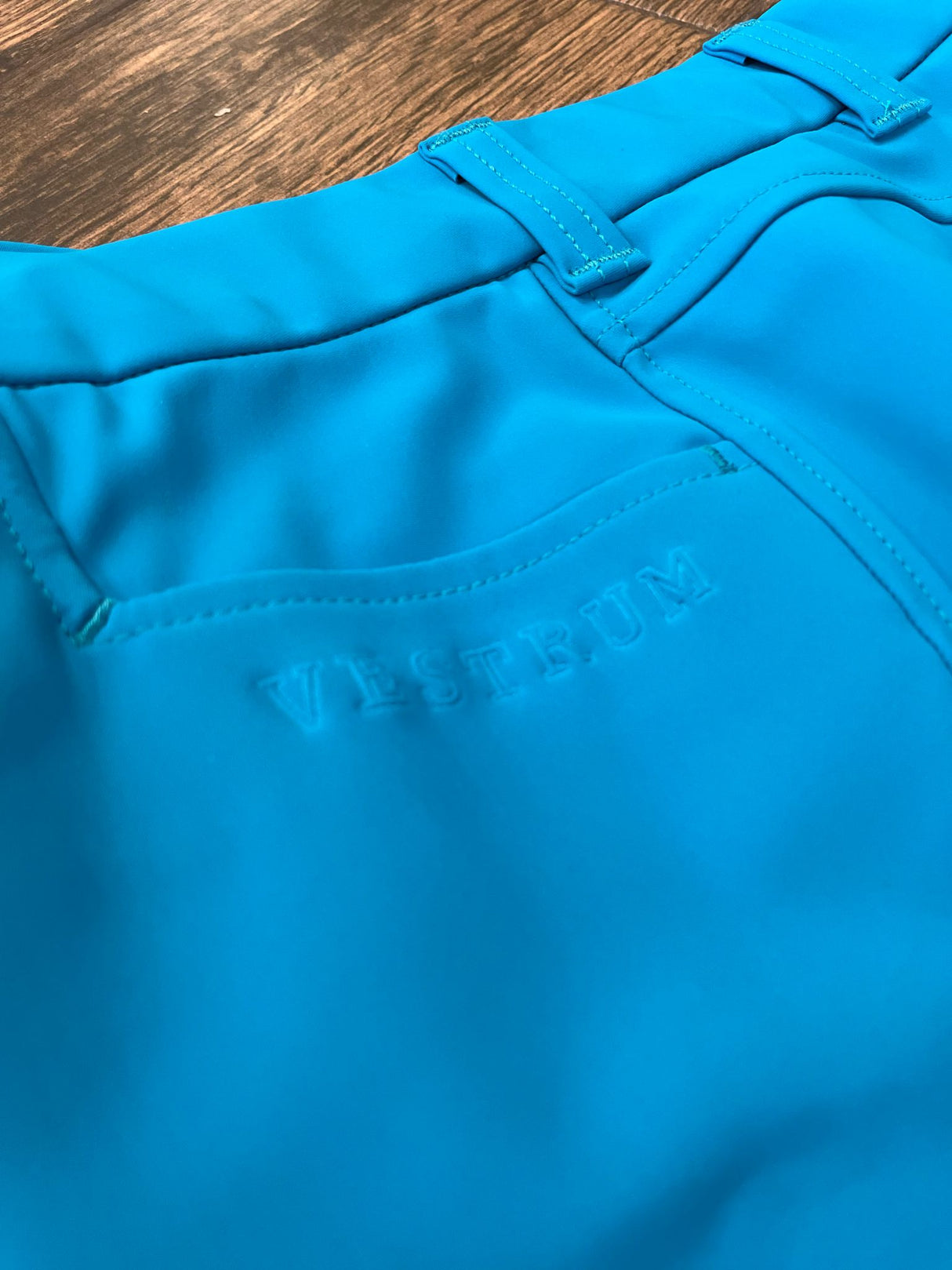 Pantalone donna con grip al ginocchio Syracuse scuba blue Vestrum