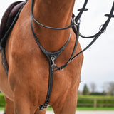 Martingala con forchetta removibile nero - One Collection Premium Jump'in