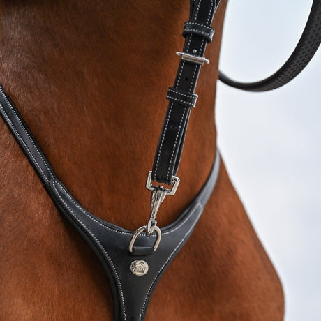 Martingala con forchetta removibile marrone - One Collection Premium Jump'in