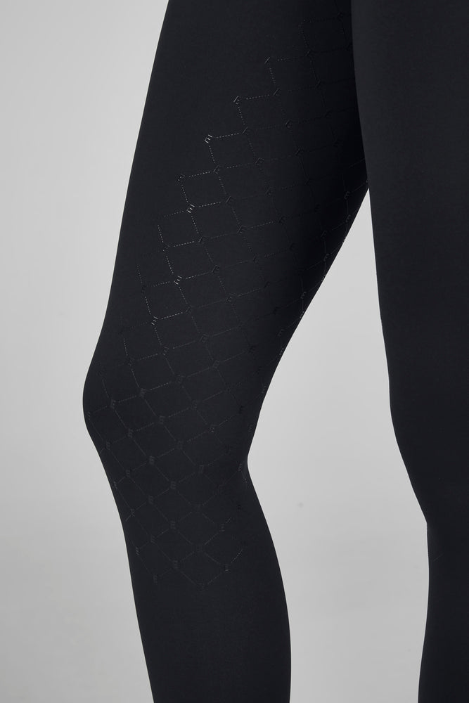 Leggings NUCLEO FLEX FULL GRIP nero Eskadron