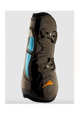 Stinchiere eAirshock con bottoncini Equick marrone