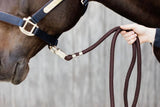 Lunghina con gancio antipanico in nylon Kentucky marrone