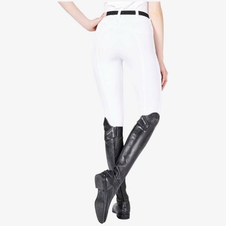 Pantalone donna con grip al ginocchio Syracuse bianco Vestrum