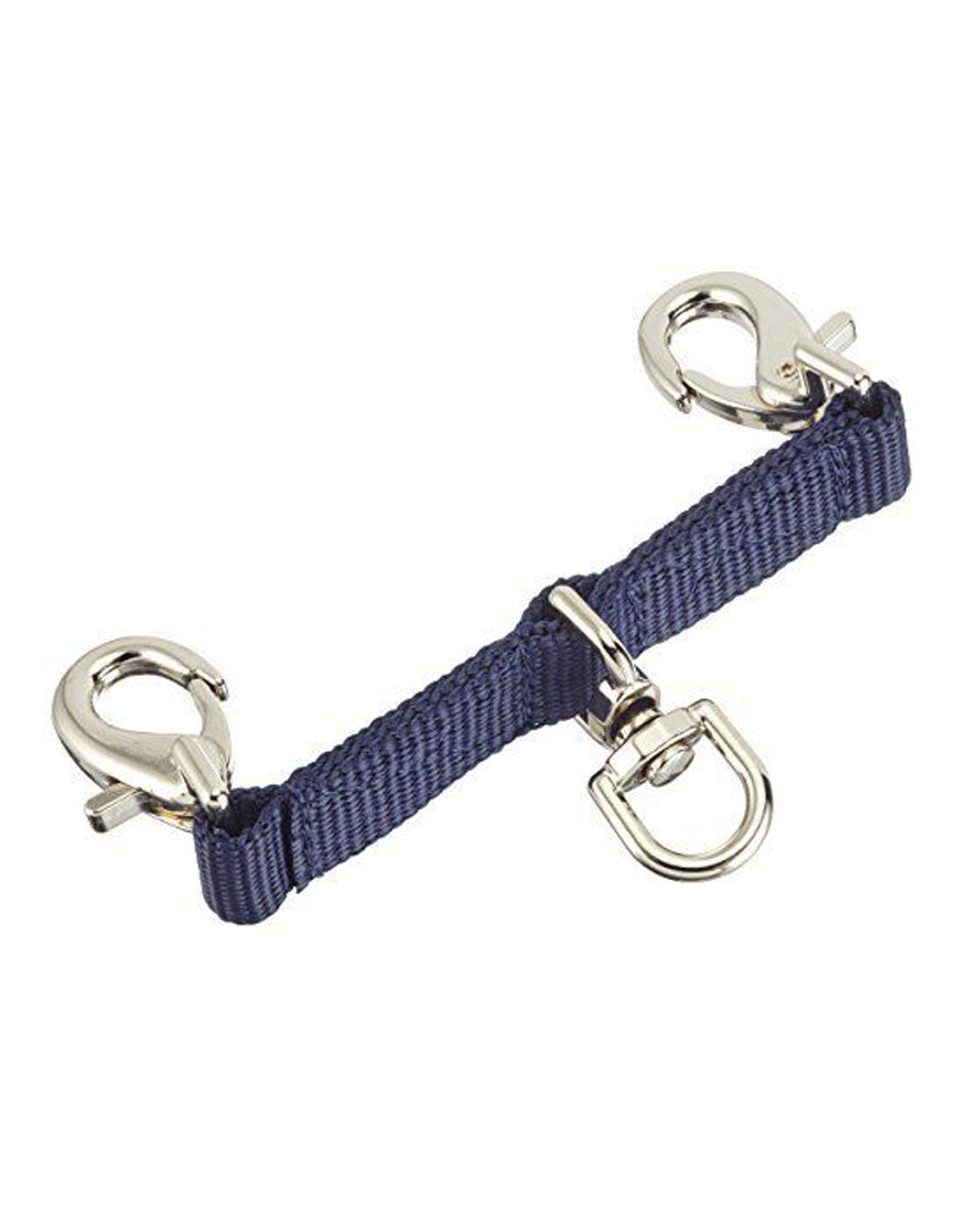 Doppio moschettone per lunghina in nylon