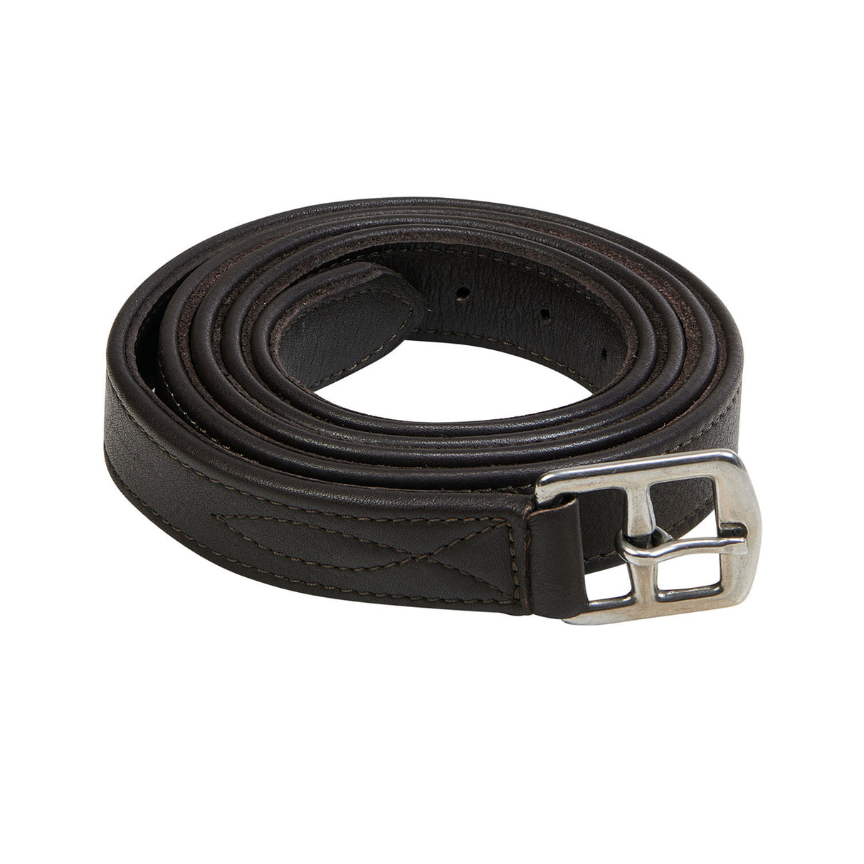 Staffili in cuoio doppiato con fibbie in acciaio inox