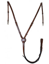 Pettorale in cuoio Jump'in modello 'Tuesday' marrone
